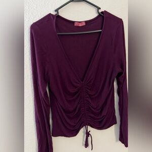 Ragdoll Plum Long Sleeve Tee